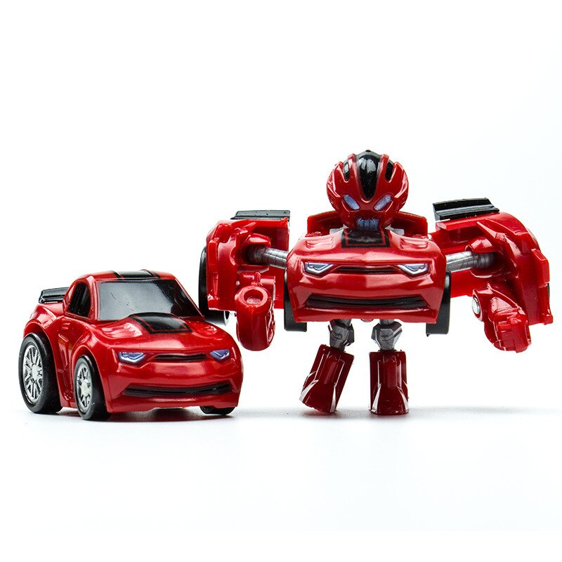 MiNi Deformation Robot Toy Cute Little Toy Car MiNi Deformation Car Robot Toy Plastic Model Gift For Children