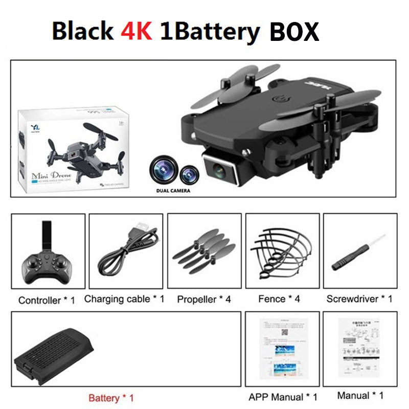 S66 Mini RC Drone 4K HD Camera Professional Aerial Photography Helicopter Gravity Induction Folding Quadcopter