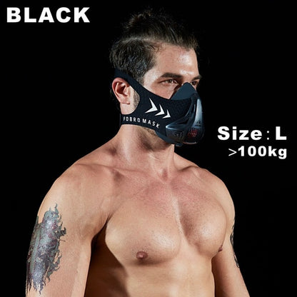 FDBRO Sport Mask Training Sports Mask 3.0 Running Masks For Fitness Gym Workout Resistance Elevation Cardio Endurance Breathing