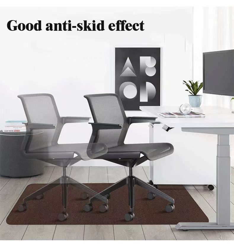 Office desk chair mat living room carpet desk chair cushion durable non-slip Floor Wood Protect rugs floor chair mat Solid color