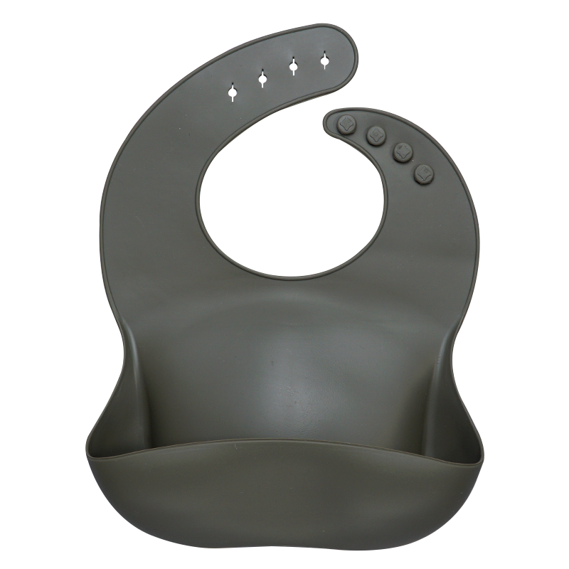 Fashionable Silicon Breastplate Baby Bib Waterproof Solid Infant Bandana Bibs Newborn Feeding Burp Cloth Drooling Scarf Dropship