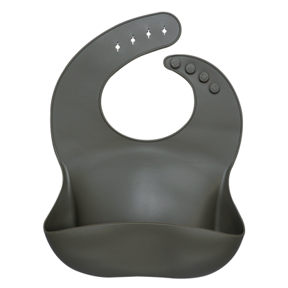 Fashionable Silicon Breastplate Baby Bib Waterproof Solid Infant Bandana Bibs Newborn Feeding Burp Cloth Drooling Scarf Dropship