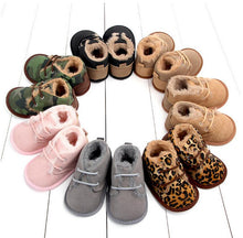 将图片加载到图库查看器，Citgeett 0-18M Baby Girls Boys Winter Warm Shoes First Walkers Sneakers Kids Crib Infant Footwear Boots Newborns Prewalkers
