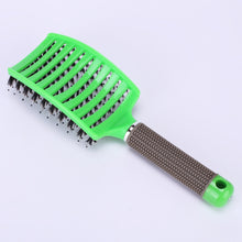 Charger l&#39;image dans la galerie, Hair Brush Scalp Massage Comb Hairbrush Bristle&amp;Nylon Women Wet Curly Detangle Hair Brush for Salon Hairdressing Styling Tools
