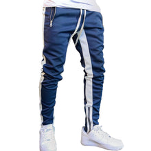 Cargar imagen en el visor de la galería, Men&#39;s Jogging Pants Fitness Men Sportswear Tracksuit Bottoms Skinny Sweatpants Trousers Black Gyms Jogger Track Running Walking Pants
