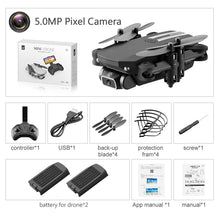 Load image into Gallery viewer, Drone 4k HD Wide Angle Camera 0.3MP/5.0MP/4K HD Cameras Mini Drone LS-MIN Dron Camera Quadcopter Height Keep Drones Toys Gifts
