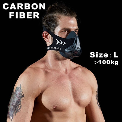 FDBRO Sport Mask Training Sports Mask 3.0 Running Masks For Fitness Gym Workout Resistance Elevation Cardio Endurance Breathing