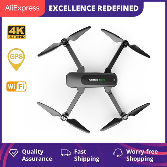 Hubsan ZINO PRO 5G WiFi GPS 4KM FPV RC Quadcopter with 4K UHD Camera 3-Axis Gimbal Sphere Panoramas RC Drone