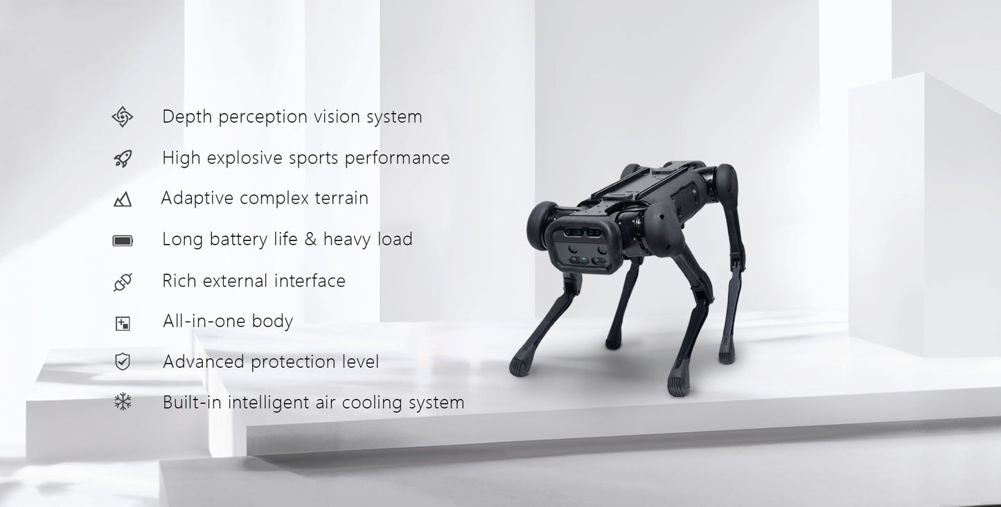 Unitree Aliengo quadruped robot deposit