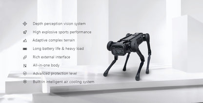 Unitree Aliengo quadruped robot deposit