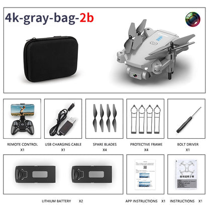 S603 RC Mini Drone With 4K HD Dual Camera Aerial Photography WIFI FPV Foldable Durable Quadcopter Height Hold Toys