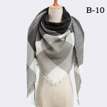 Load image into Gallery viewer, Designer 2020 knitted spring winter women scarf plaid warm cashmere scarves shawls luxury brand neck bandana pashmina lady wrap
