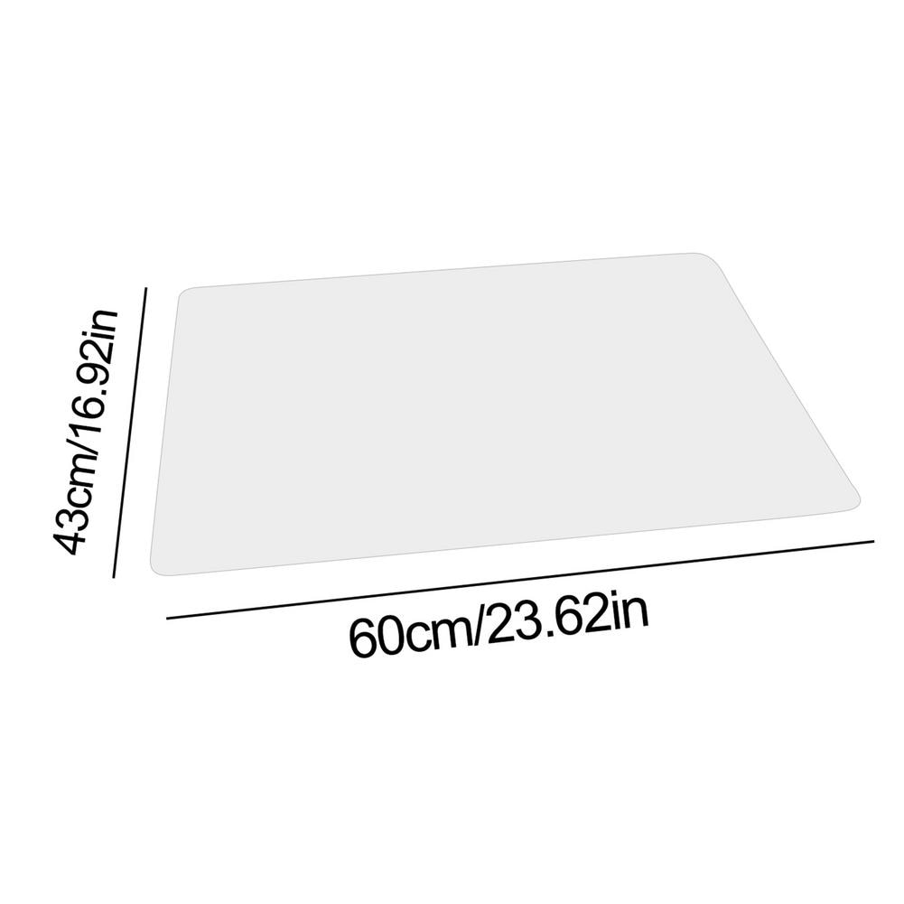 1.5mm Thick Rolling Chair Cushion Protection Pad for Home Office Hardwood Floor Protector