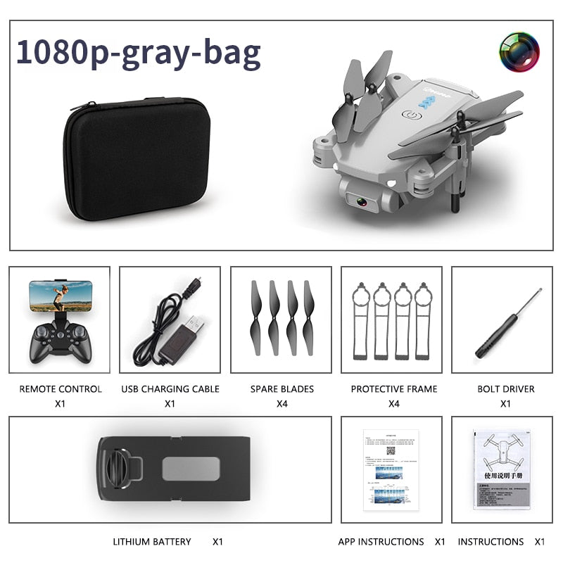 S603 RC Mini Drone With 4K HD Dual Camera Aerial Photography WIFI FPV Foldable Durable Quadcopter Height Hold Toys