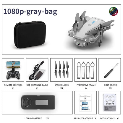 S603 RC Mini Drone With 4K HD Dual Camera Aerial Photography WIFI FPV Foldable Durable Quadcopter Height Hold Toys