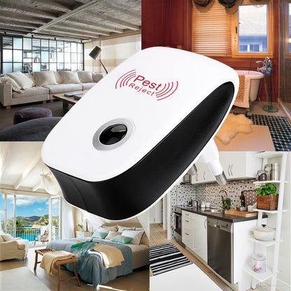 NICEYARD Electronic Mosquito Repellent Rodent Contro Indoor Cockroach Mosquito Insect Killer Ultrasonic Pest Repeller EU/US Plug