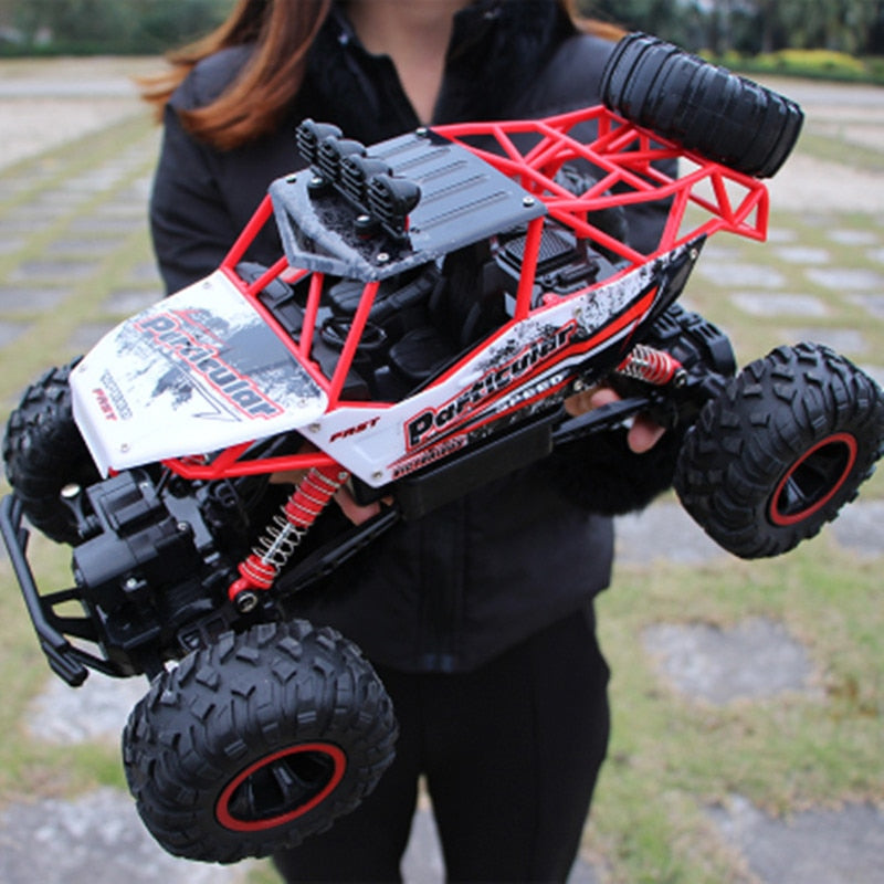 RC Car 4WD climbing Car 4x4 Double Motors Drive Bigfoot Car Remote Control Model Off-Road Vehicle toys For Boys Kids Gift 1/12 Size
