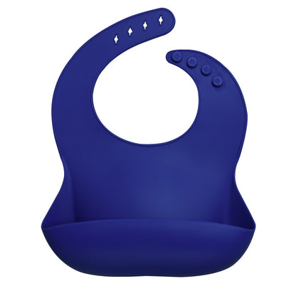Fashionable Silicon Breastplate Baby Bib Waterproof Solid Infant Bandana Bibs Newborn Feeding Burp Cloth Drooling Scarf Dropship