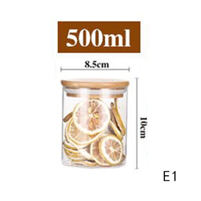 Mason candy Jar for Spices Glass Transparent Container Glass Jars with Lids Cookie Jar Kitchen Jars and Lids Small size Wholesal