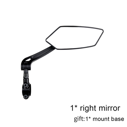EasyDo Bicycle Rear View Mirror Bike Cycling Wide Range Back Sight Reflector Adjustable Left Right Mirror