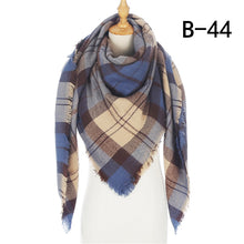 Load image into Gallery viewer, Designer 2020 knitted spring winter women scarf plaid warm cashmere scarves shawls luxury brand neck bandana pashmina lady wrap
