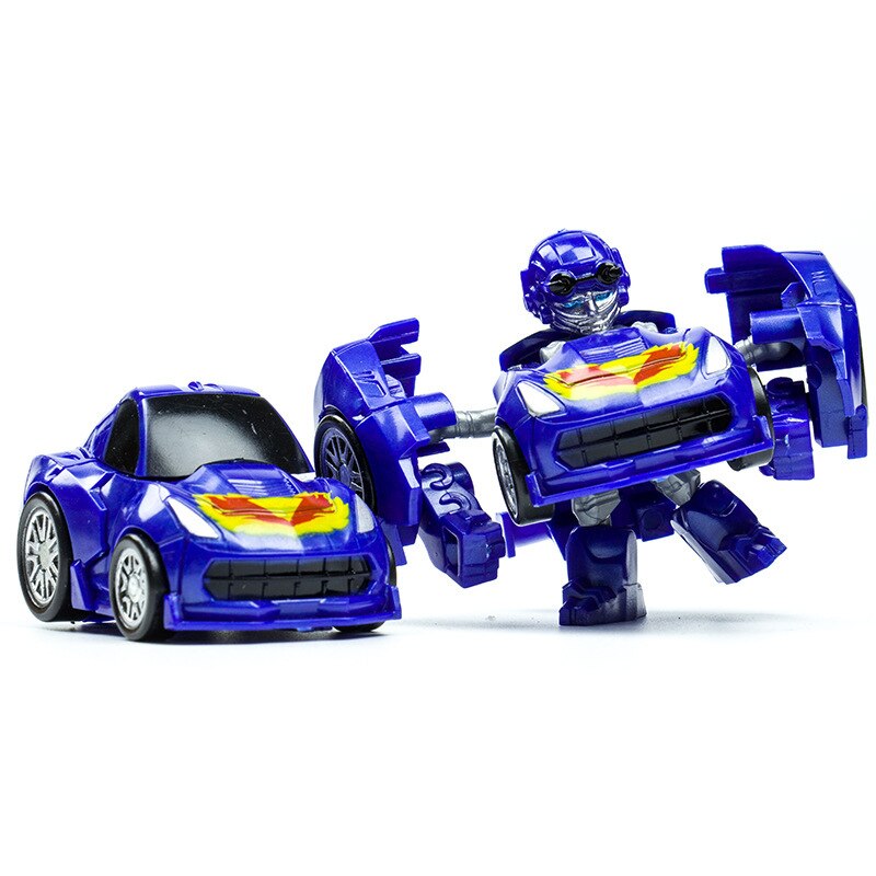 MiNi Deformation Robot Toy Cute Little Toy Car MiNi Deformation Car Robot Toy Plastic Model Gift For Children