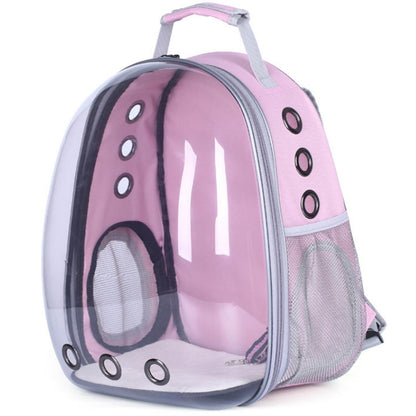 Astronaut Window Bubble Carrying Travel Bag Breathable Space Capsule Transparent Pet Carrier Bag Dog Cat Backpack