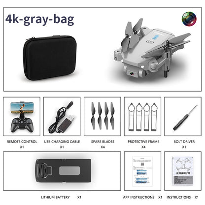 S603 RC Mini Drone With 4K HD Dual Camera Aerial Photography WIFI FPV Foldable Durable Quadcopter Height Hold Toys