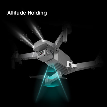 LSRC New E68pro Mini Drone Wide Angle 4K 1080P WiFi FPV Camera Drones Height Holding Mode RC Foldable Quadrotor Dron Toy Gift