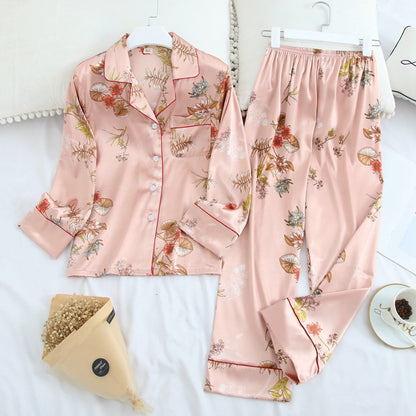 Long Sleeve Ice Silk Trousers