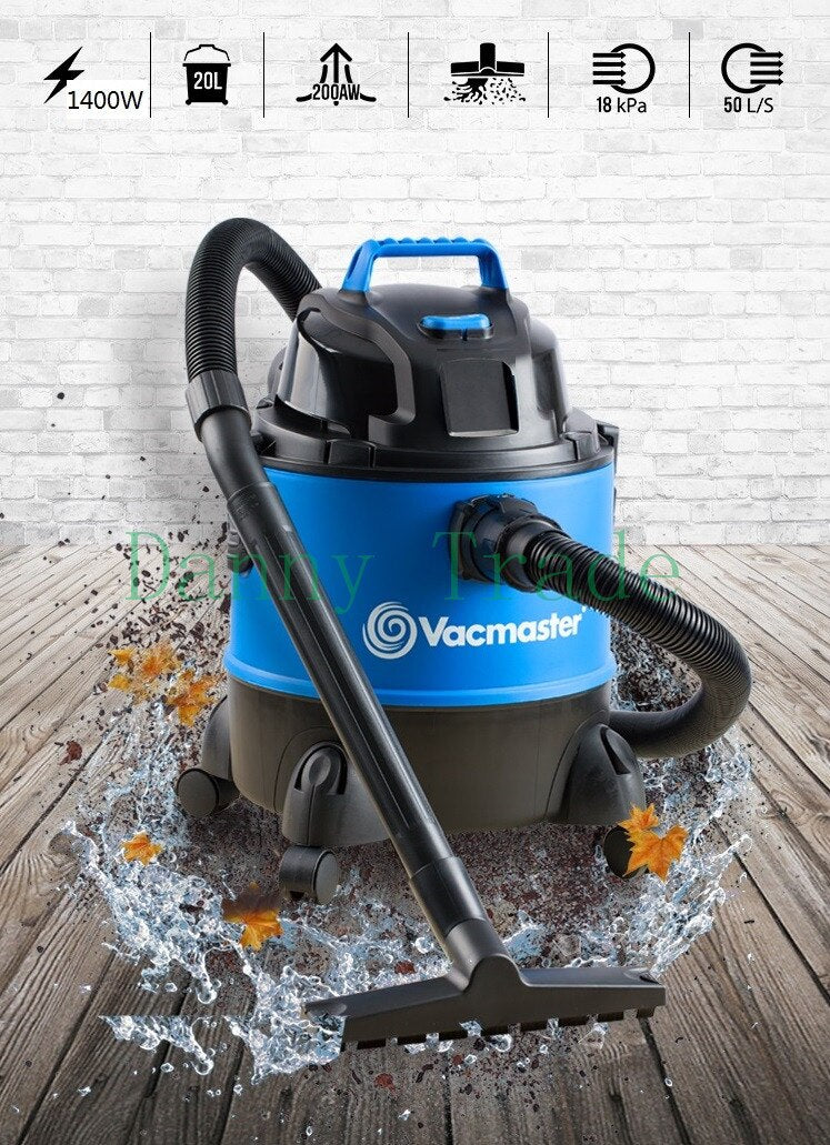 Wet Dry Vacuum 10m cord 18kpa Wet Dry Vacuum Cleaner Used Powerful Blower Portable Vacuum Personal Use. Car, Home, Commercial & Industrial-20L 1400W