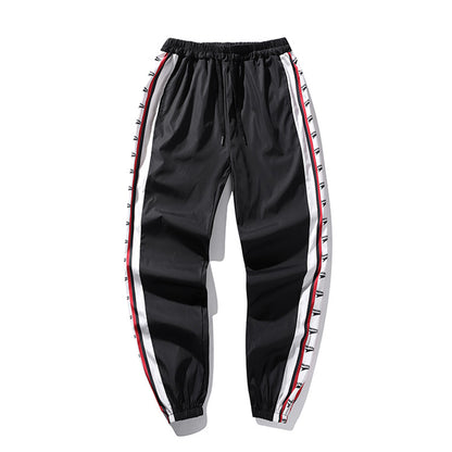Harem Jogger Pants Men Women Hip Hop Fashion Casual Track Trousers Streetwear Harajuku Hipster Stripe Sweatpants Men's Pants