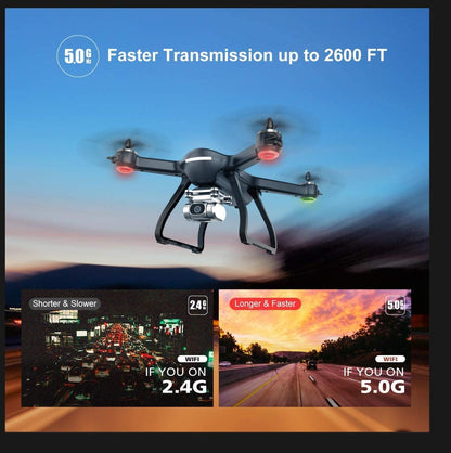 Holy Stone HS700D Drone 4K GPS Profissional Quadcopter 5GHz FPV RC Helicopter 25KM/H 22 Mins Flight Time Brushless Motor Drone