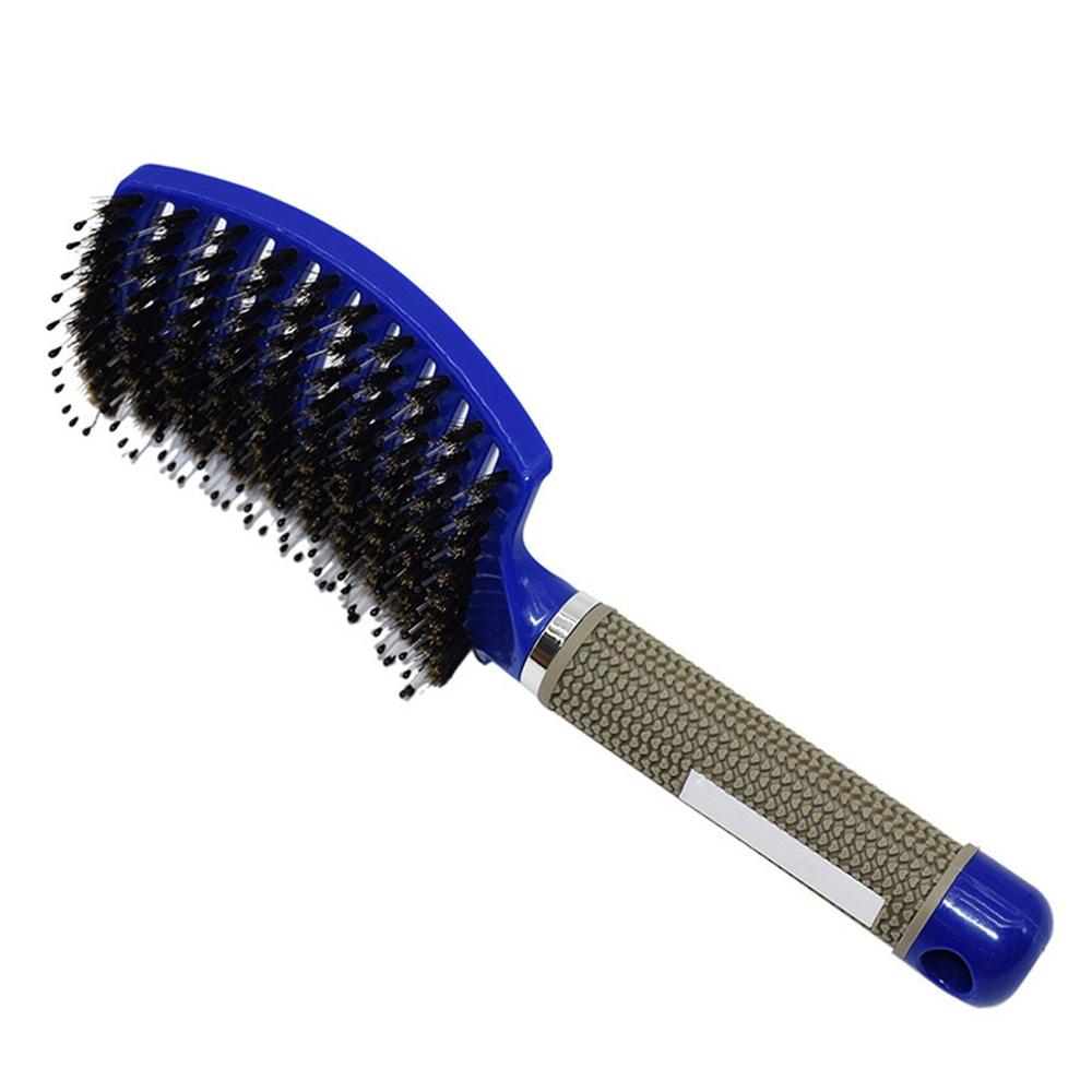 7 Color Women Hair Scalp Massage Comb Bristle Nylon Hairbrush Wet Curly Detangle Hair Brush for Salon Hairdressing Styling Tools