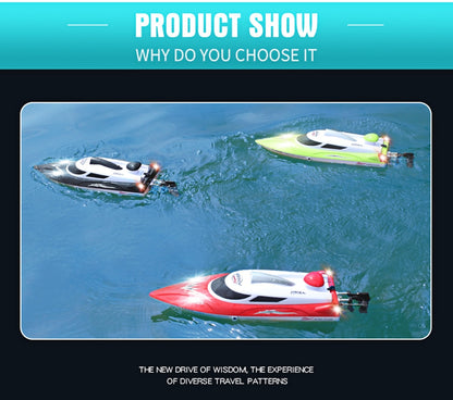 Hj806 2.4G 35Km / H High Speed Remote Control Boat Speed Boat Children'S Toy Water Speed Boat Summer Toy Cooling Water System