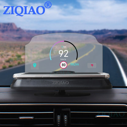 HUD Head Up Display Car HUD Navigation Mobile Phone Projector GPS Navigation Projector Universal Phone Holder