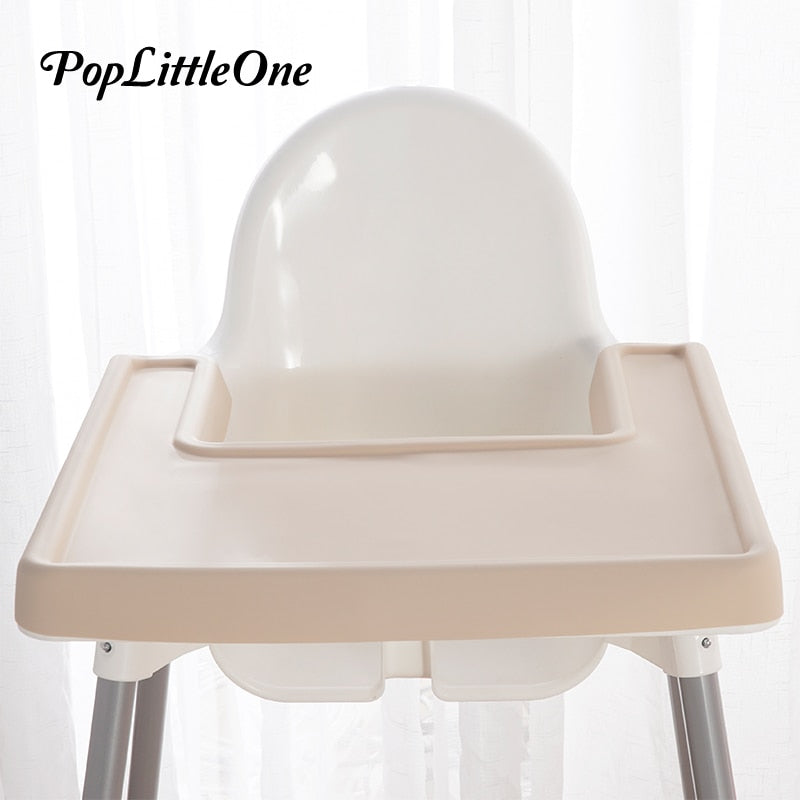 10 Color Silicone Children's Placemat Standard High Chair Full-covered Table Mat Easy To Clean BPA Free Customizable Logo