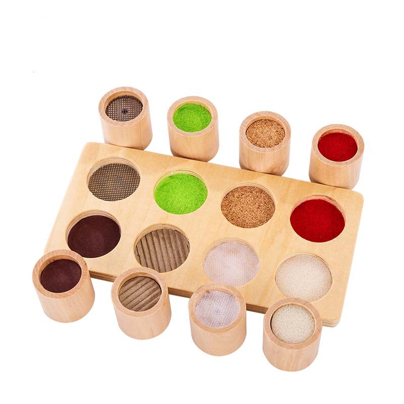 Wooden Montessori Baby Sensory Material Toy Kids Preschool Early Learning Educational Tactile Toys For Children gift