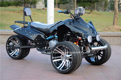 AGY winch supported 3 wheel trike/petrol motorcycle
