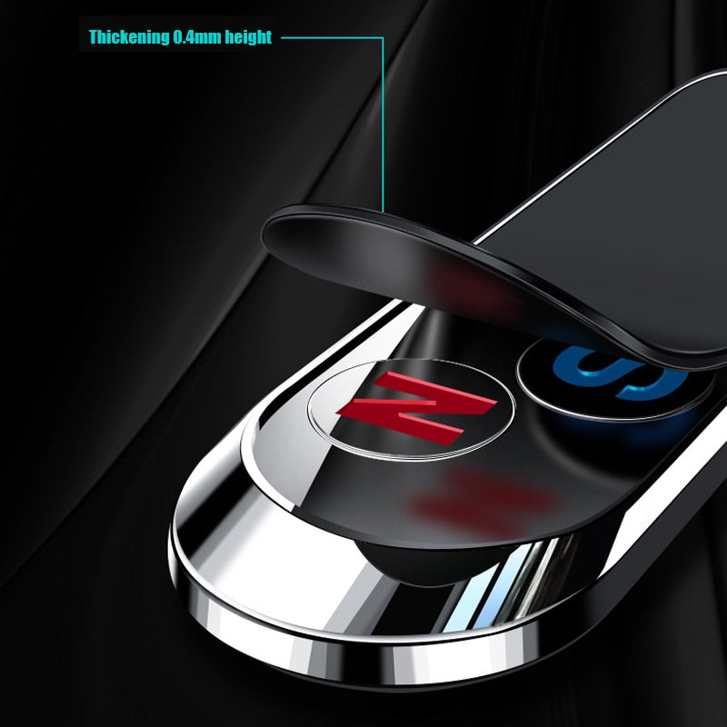 Mini Metal Magnetic Car Phone Holder Stand For Phone in Car Dashboard Magnet Strip Phone Mount For iPhone 11 Pro Huawei Support
