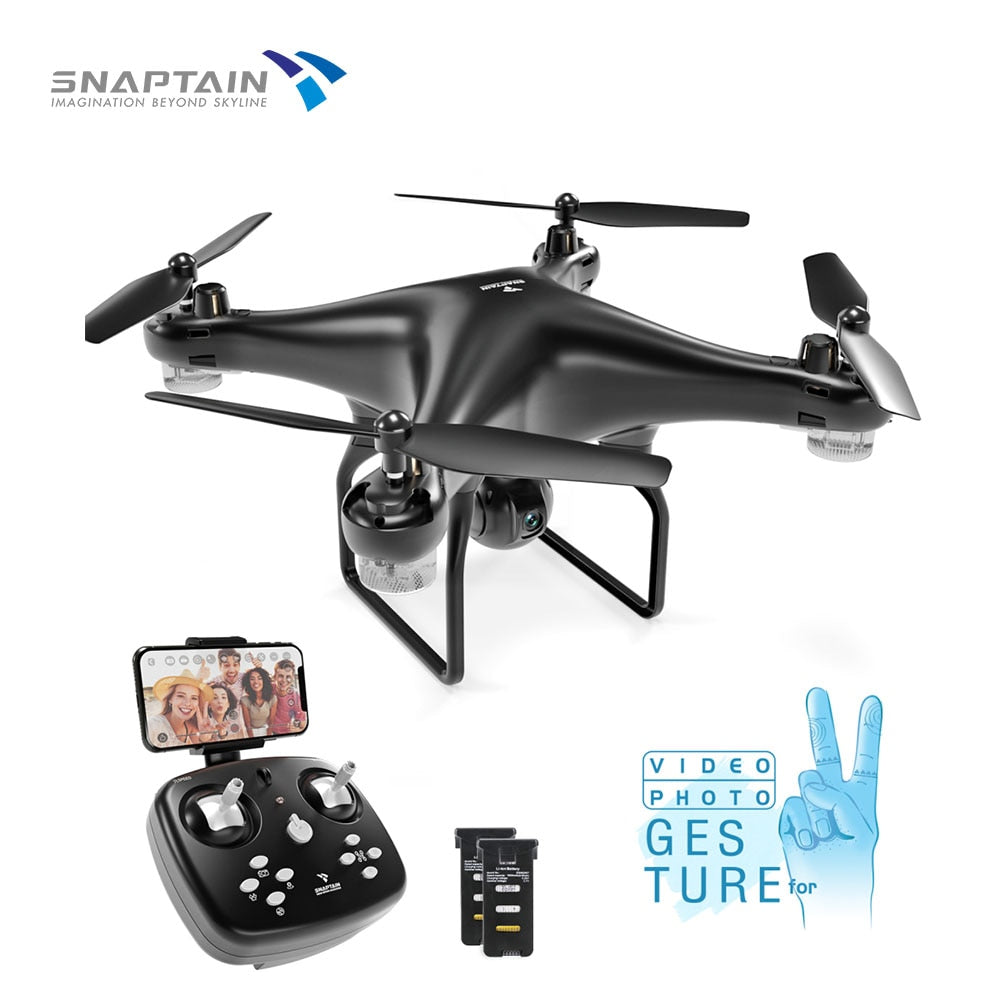 SNAPTAIN SPF600MQ Drone with Camera WiFi FPV RC Quadcopter 720P HD Camera Voice Control Gesture Control for Beginners
