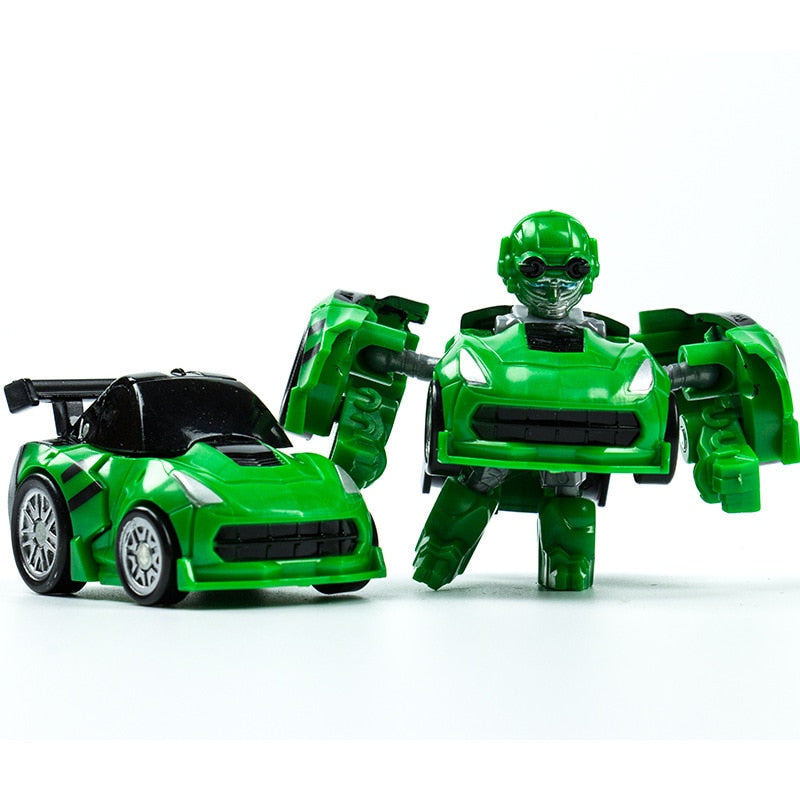 MiNi Deformation Robot Toy Cute Little Toy Car MiNi Deformation Car Robot Toy Plastic Model Gift For Children