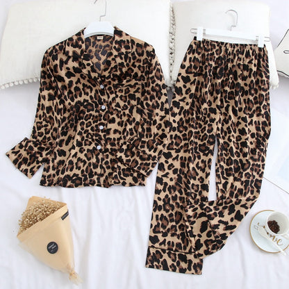 Long Sleeve Ice Silk Trousers