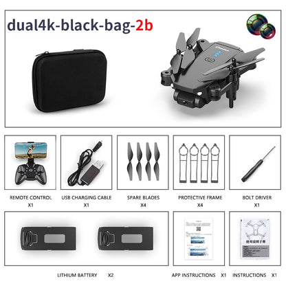 S603 RC Mini Drone With 4K HD Dual Camera Aerial Photography WIFI FPV Foldable Durable Quadcopter Height Hold Toys