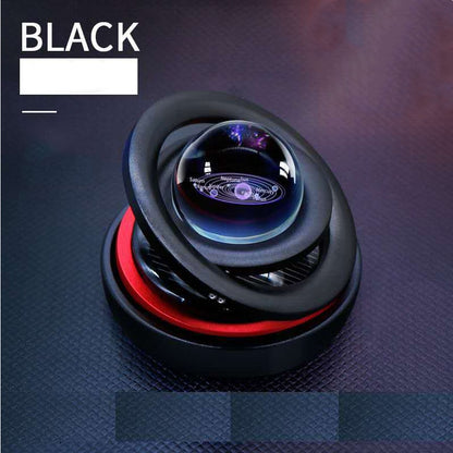 Solar Magnetic Levitation Car Rotating Ornaments Car Decoration Solar System Figurines Decoration Accessories Creative Gift