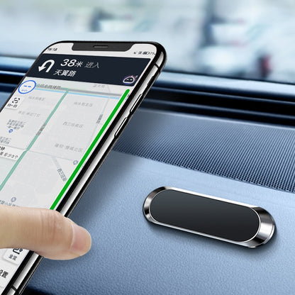 Mini Metal Magnetic Car Phone Holder Stand For Phone in Car Dashboard Magnet Strip Phone Mount For iPhone 11 Pro Huawei Support