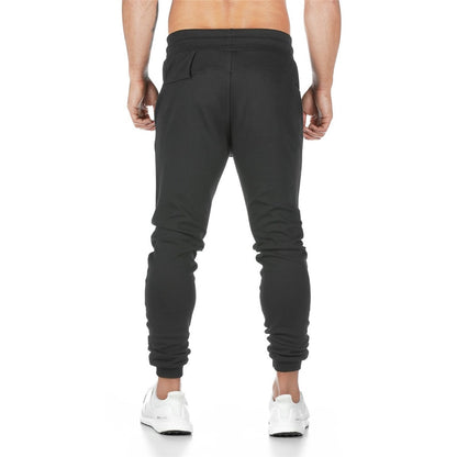 Men's Jogging Pants Fitness Tights Track Pant Skinny Gyms Muscle Walking Running Trousers Casual Black Solid Color Workout Sportswear Sweatpants