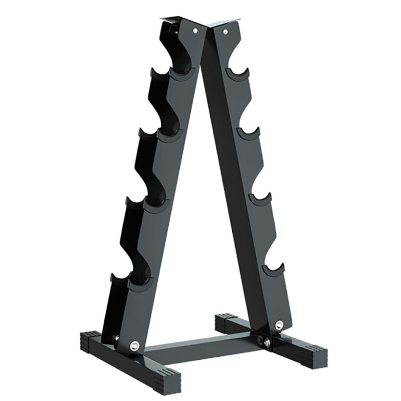 Hexagonal Hand Ling Home Sports Equipment Dumbbell Rack with 5/10/15/20kg Whole Set