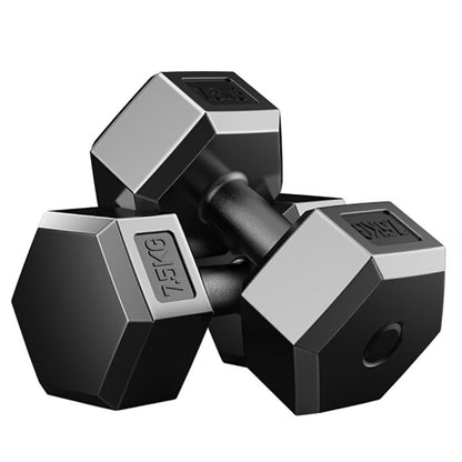 Hexagonal Hand Ling Home Sports Equipment Dumbbell Rack with 5/10/15/20kg Whole Set