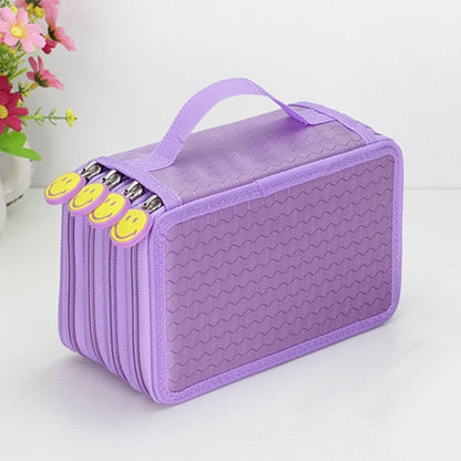 36/48/72 Holes Oxford School Pencil Case Kawaii Penalty Pencilcase Large Pen Bag Box Multi Kids Multifunction Stationery Pouch